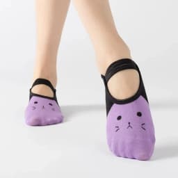 Women Anti-slip Yoga Socks Cute Backless Bandage Pilates Socks Ladies Ballet Dance Fitness Slipper Cotton Sports Socks