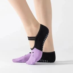 Women Anti-slip Yoga Socks Cute Backless Bandage Pilates Socks Ladies Ballet Dance Fitness Slipper Cotton Sports Socks