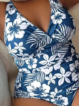 Women's Swimsuit Two-Piece Plus Size Swimwear 2026 Woman Sexy Bikini Bath Suit Beachwear Big Size Swimming Suit Monokini Tankini