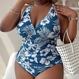 Women's Swimsuit Two-Piece Plus Size Swimwear 2026 Woman Sexy Bikini Bath Suit Beachwear Big Size Swimming Suit Monokini Tankini