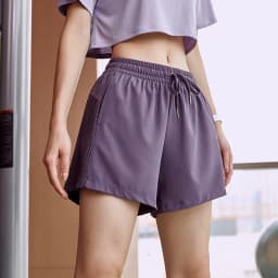 Summer Yoga Shorts Casual Running Shorts Women Jogging Fitness Gym 2 in 1 Workout Shorts Quick Drying Breathable Sports Shorts