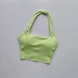 Sexy Halter Padded Yoga Camisole for Women, Backless Gym Crop Top, Fitness Bra, Breathable Workout Tops, Sports Bras