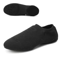 Women Dance Shoes Knitted Teacher Shoes Soft sole Low Heel Latin Training Shoes Ballet Dance Shoes Jazz Ballroom Sneakers Girls