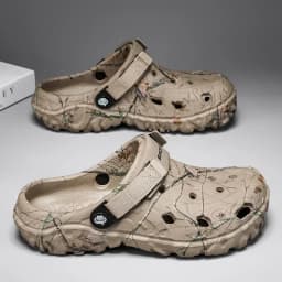 Camouflage Beach Outdoor Sandals Platform Men Slippers Summer Water Shoes Men Clogs Slides Men's Soft EVA Indoor Home Flip Flops