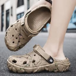 Camouflage Beach Outdoor Sandals Platform Men Slippers Summer Water Shoes Men Clogs Slides Men's Soft EVA Indoor Home Flip Flops