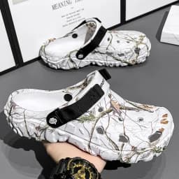 Camouflage Beach Outdoor Sandals Platform Men Slippers Summer Water Shoes Men Clogs Slides Men's Soft EVA Indoor Home Flip Flops