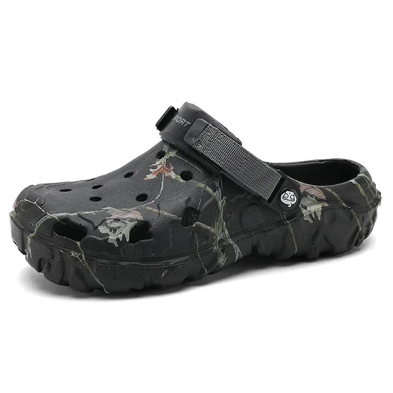 Camouflage Beach Outdoor Sandals Platform Men Slippers Summer Water Shoes Men Clogs Slides Men's Soft EVA Indoor Home Flip Flops