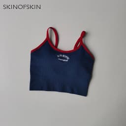 Color Blocking Small Suspender Sports Bra for Women Fixed Cup Fitness Bra Running Bra Acceleration, Dry Training Yoga Outerwear