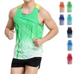 Men Run Vest Tank Top Speed Fitness Running Shirt Sleeveless Soprt Singlet