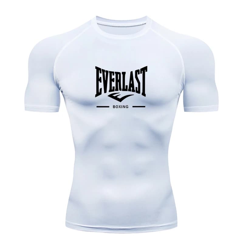 New Men's Running Compression T-Shirt Short Sleeve Gym Workout Shirts Fitness Shirts Men's Jogging Sportswear Sweatshirts