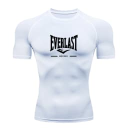New Men's Running Compression T-Shirt Short Sleeve Gym Workout Shirts Fitness Shirts Men's Jogging Sportswear Sweatshirts