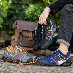 Men Camping Shoes Waterproof Non-slip All-terrain Sports Shoes Outdoor Cycling Shoes Hiking Hunting Tactical Training Shoes