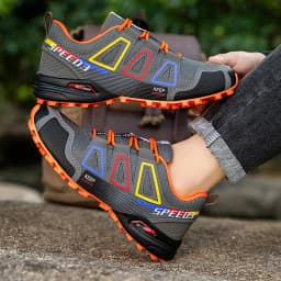 Men Camping Shoes Waterproof Non-slip All-terrain Sports Shoes Outdoor Cycling Shoes Hiking Hunting Tactical Training Shoes