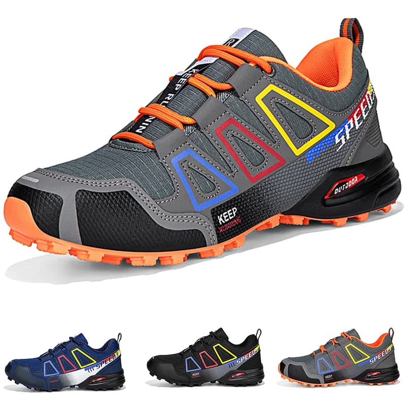 Men Camping Shoes Waterproof Non-slip All-terrain Sports Shoes Outdoor Cycling Shoes Hiking Hunting Tactical Training Shoes