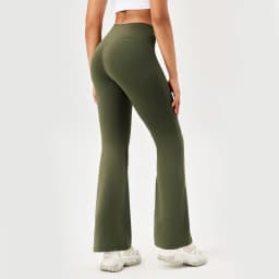 Gym Yoga Pants for Women Slim Wide-leg Bell-bottoms Gym Running Breathable Fitness Leggings High Waist Yoga Leggings