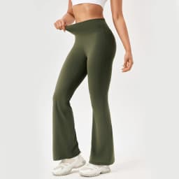 Gym Yoga Pants for Women Slim Wide-leg Bell-bottoms Gym Running Breathable Fitness Leggings High Waist Yoga Leggings