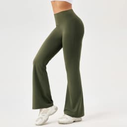 Gym Yoga Pants for Women Slim Wide-leg Bell-bottoms Gym Running Breathable Fitness Leggings High Waist Yoga Leggings