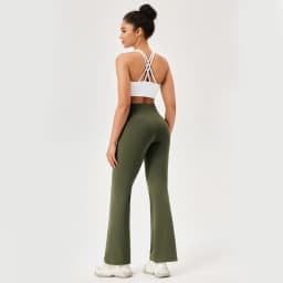 Gym Yoga Pants for Women Slim Wide-leg Bell-bottoms Gym Running Breathable Fitness Leggings High Waist Yoga Leggings
