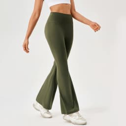 Gym Yoga Pants for Women Slim Wide-leg Bell-bottoms Gym Running Breathable Fitness Leggings High Waist Yoga Leggings