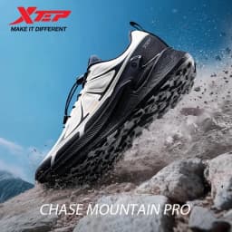 Xtep Chase Mountain Men's Hiking Shoes Summer Anti-slip Wrapping Shock-absorbing Lightweight Outdoor Sneakers 875319170005