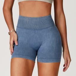 High Waist Yoga Shorts Women Sand Washed Yoga Shorts Workout Shorts Fitness Yoga Lift Butt Fitness Yoga Gym Running Short Pants