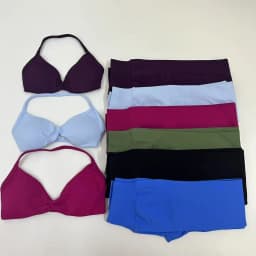 Seamlessyoga Set Women Workout Scrunch Leggings Set Strappy Halter Sports Bra Fitness Gym Clothing Workout Set 2 Pieces
