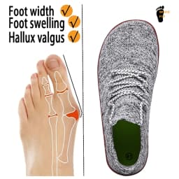 Minimalist Barefoot Shoes Unisex Lightweight Breathable Zero Soles Wide Toe Men's Running Shoes Outdoor Casual Walking Shoes