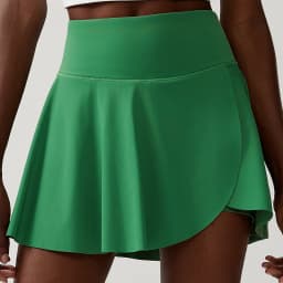 Women Summer Tennis Skirt Solid Color High Waist Pocket Running Skirt Breathable Quick Dry Gym Shorts Female Golf Sportswear