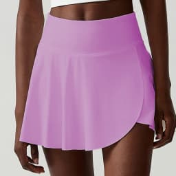 Women Summer Tennis Skirt Solid Color High Waist Pocket Running Skirt Breathable Quick Dry Gym Shorts Female Golf Sportswear
