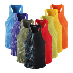 Adult Men Women Running Outdoor Shirts Tight Gym Tank Top Fitness Sleeveless T-shirts Sport Exercise Basketball Marathon Vest V9