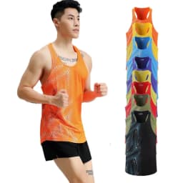 Adult Men Women Running Outdoor Shirts Tight Gym Tank Top Fitness Sleeveless T-shirts Sport Exercise Basketball Marathon Vest V9