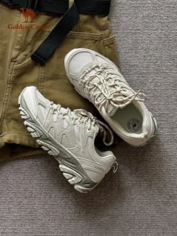 Golden Camel Non-slip Women Hiking Shoes Breathable Outdoor Anti Slip Splashproof Climbing Men Sneaker Tourism Mountain Shoes