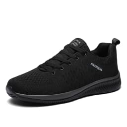 Large Size Mesh Breathable and Comfortable Soft-Soled Couple's Walking Shoes, Durable and Lightweight Outdoor Casual Sports Shoes for All Seasons