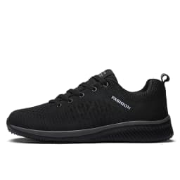 Large Size Mesh Breathable and Comfortable Soft-Soled Couple's Walking Shoes, Durable and Lightweight Outdoor Casual Sports Shoes for All Seasons