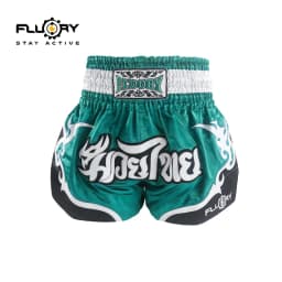 Fluory Thai Boxing Shorts for Men Women Kids - Fairtex Style MMA Shorts with Embroidery Muay Thai shorts