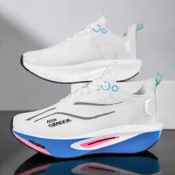 Men Running Shoes Professional Marathon Carbon Board Running Shoes Shock Absorption Stable Support Women Breathable Sports Shoes