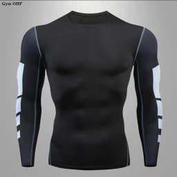Jerseys Men Gym Fitness Sports Mma Exercise Training Man T-shirt Work Out Compression Rashguard Jiu Jitsu T Shirt Men Shirts