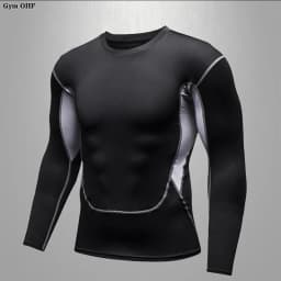 Jerseys Men Gym Fitness Sports Mma Exercise Training Man T-shirt Work Out Compression Rashguard Jiu Jitsu T Shirt Men Shirts