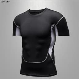 Jerseys Men Gym Fitness Sports Mma Exercise Training Man T-shirt Work Out Compression Rashguard Jiu Jitsu T Shirt Men Shirts