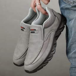 Men Leather Casual Shoes Breathable Loafers Men Sneakers 2024 New Male Comfortable Leather Flat Footwear Sneakers Men Shoes