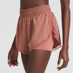 Women Summer Running Shorts Solid Color 2 In 1 Gym Yoga Short Breathable Quick Dry Short Sportswear Female Workout Clothes