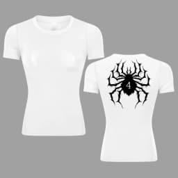 Graphic Print Compression Shirt for Women Summer Athletic Short Sleeve Baselayers Tops Gym Workout Running Quick Dry T-Shirts