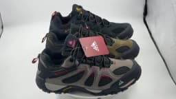 HIKEUP New Arrival Leather Hiking Shoes Wear-resistant Outdoor Sport Men Shoes Lace-Up Mens Climbing Trekking Hunting Sneakers