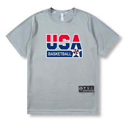Loose Men Running 2023 Outdoor Street Basketball Gym Short Sleeve Letter Print T Shirt Summer Quick Dry Fitness Bodybuilding
