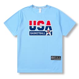 Loose Men Running 2023 Outdoor Street Basketball Gym Short Sleeve Letter Print T Shirt Summer Quick Dry Fitness Bodybuilding