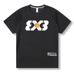 Loose Men Running 2023 Outdoor Street Basketball Gym Short Sleeve Letter Print T Shirt Summer Quick Dry Fitness Bodybuilding