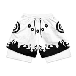 Anime Compression Set Running Sport Fitness Suit for Men Quick Dry Compression Shirt+Gym Shorts 2PCS Workout Summer Sportwear