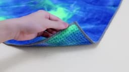 Printed Yoga Mat Non-slip Fitness Blanket Sweat Absorbent Foldable Portable Pilates Exercise Sports Travel Towel 183*63 CM