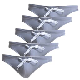 5pcs Mini Briefs Mens Swimwear Super Sexy Swim Underwear Tanga Pouch Bikini Surf Swimsuit Swimming Panties Beach Wear