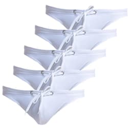 5pcs Mini Briefs Mens Swimwear Super Sexy Swim Underwear Tanga Pouch Bikini Surf Swimsuit Swimming Panties Beach Wear